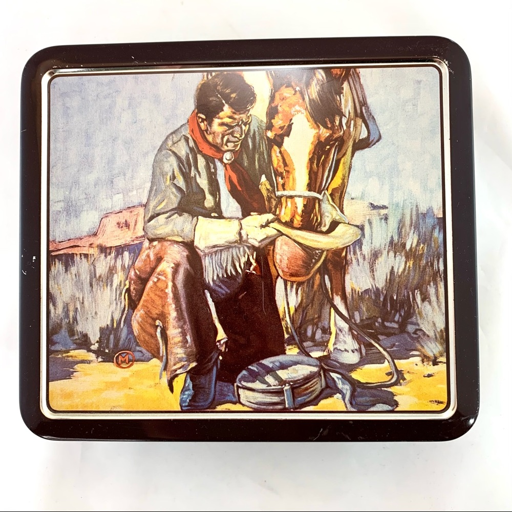 VINTAGE TIN CONTAINER MADE IN WEST GERMANY
